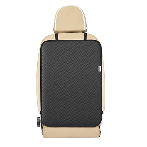 Meolsaek Kick Mats Back Seat Protector, Waterproof Oxford Seat Back Protector, Car Seat Back Protector for Kids, Back of Seat Protector for Kids Feet Car Seat (Black A -1pc) - color: Black A -1pc