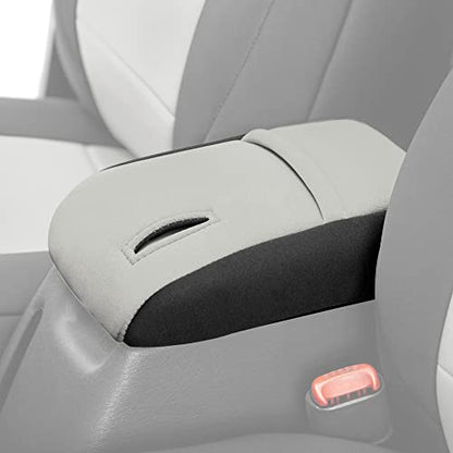 Diver Down Neoprene Center Console Cover - Fits Jeep 1997-2006 TJ Wrangler - Cushioned Armrest Cover - Doesn't Burn Your Elbow - Tight Custom Fit - Comfortable Foam Armrest Pad (97-00 Grey) - color: Grey, size: 1997-2000 TJ