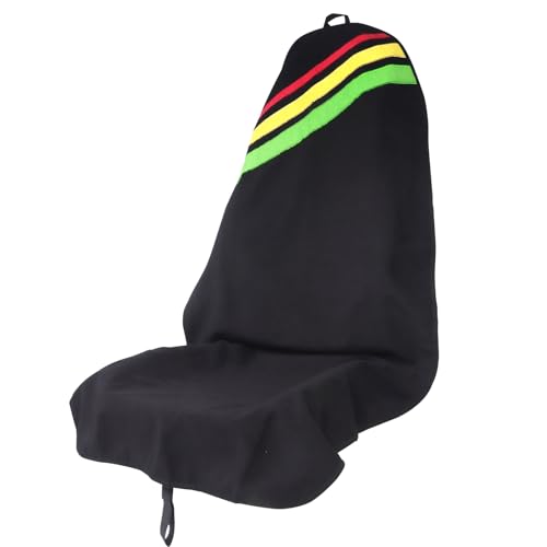 Waterproof Car Seat Cover Towel, Non-Slip Sweat Proof Car Seat Protector, Universal Fit for Cars, SUVs, Trucks, Jeeps Post Workout/Gym/Beach Front Seat Cover, Washable, for Sweaty Athletes (Black) - color: Black