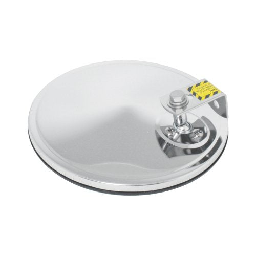 GG Grand General 33250 Chrome 8" Convex Blind Spot Mirror with "L" Bracket - size: 8", style: Offset-Chrome