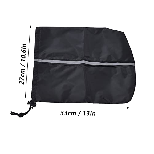 Car Mirror Covers, Waterproof Winter Side Mirror Protectors with Reflective Strips Easy Installation Universal Fit 13x10.6 inches Polyester Taffeta for SUV Minivan Truck Snow Ice Protection
