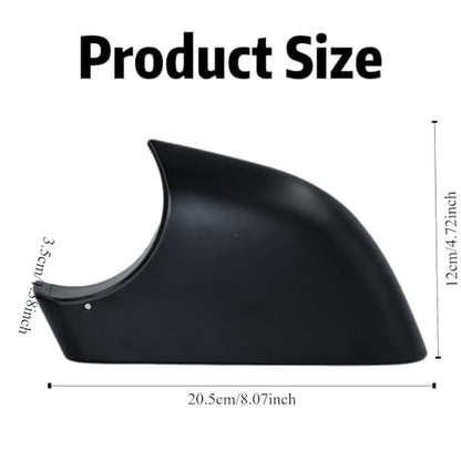 fit For Tesla Model 3 Front Wing Mirror Cover Holder Lower Tray 2017-2025，Black left driver Side Mirror Bottom Cover Replacement for Tesla Model 3 Wing Repair(left） - size: Model 3 Left Side Black