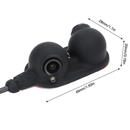 Driver Passenger Side Camera Qiilu Blind Spot Mirrors Car Door Side View Blind Spot Camera HD Night Vision IP68 for Truck RV Van Trailer Emergency Vehicle(Left)