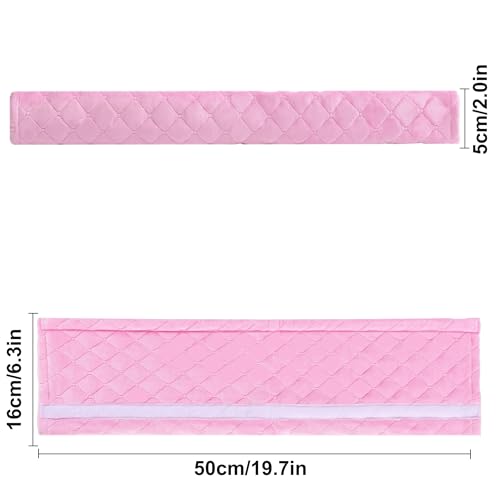 Amooca Soft Automotive Seat Belt Cover Seatbelt Shoulder Pad Neck Protector Cushions Universal Fit SUV Trucks Backpack Pink Extra Long 19.7in - color: Pink, size: 19.7in-1pc