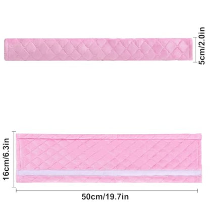 Amooca Soft Automotive Seat Belt Cover Seatbelt Shoulder Pad Neck Protector Cushions Universal Fit SUV Trucks Backpack Pink Extra Long 19.7in - color: Pink, size: 19.7in-1pc