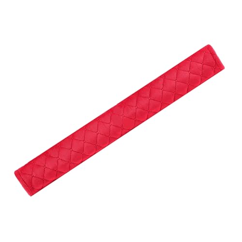 Amooca Soft Automotive Seat Belt Cover Seatbelt Shoulder Pad Neck Protector Cushions Universal Fit SUV Trucks Backpack Red Extra Long 15.7in - color: Red, size: 15.7in-1pc