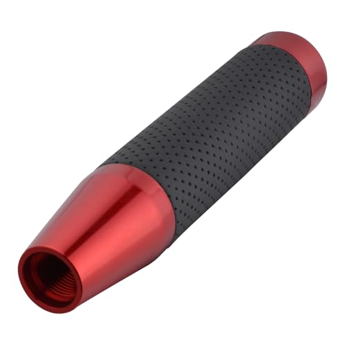 Abfer Tall Shift Knob Car Long Shifting Head Replace Weighted Gear Stick Shifter Knob Extension Fit Most Manual Automatic Transmission Vehicle, Red - color: red-1