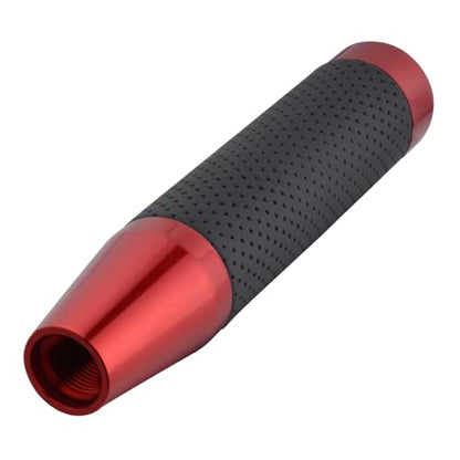 Abfer Tall Shift Knob Car Long Shifting Head Replace Weighted Gear Stick Shifter Knob Extension Fit Most Manual Automatic Transmission Vehicle, Red - color: red-1