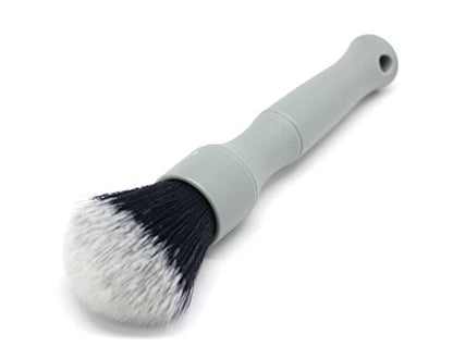 Detail Factory - Synthetic Detailing Brush Set - Ultra-Soft Interior Car Cleaning Brushes for, Screens, Emblems, & Tight Spaces - Gray - color: Gray