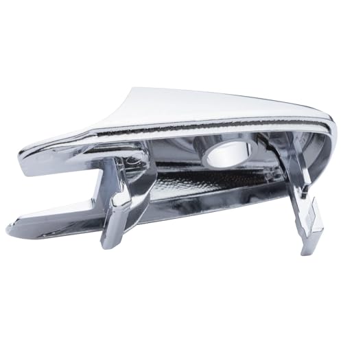 Exterior Door Handle Lock Cylinder Cover Compatible with 2011-2019 Explorer Flex Edge MKX Front Driver Side (Chrome) Replace BA1Z78218A14A, BA1Z-78218A14-A