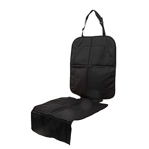 Nuby Deluxe Car Seat Protector, Black Mat for use Under Child's Car Seat