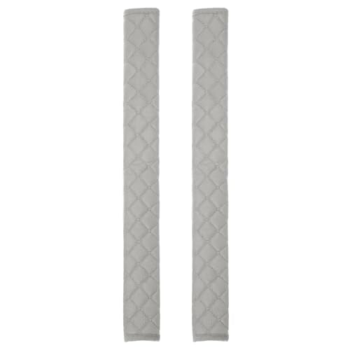 HARFINGTON 2pcs Shoulder Strap Cushions 19.7 Inch Car Seat Belt Pads Cover Auto Seatbelt Strap Shoulder Pad Automotive Seat Belt Cushion Pad for Auto SUV Truck, Grey - color: Grey, size: 19.7 Inch