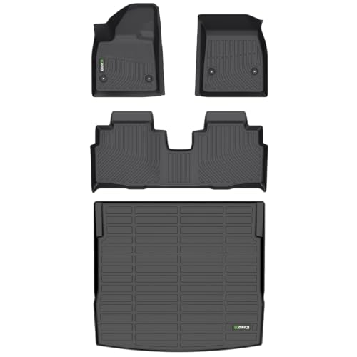 HAFIDI® Floor Mats & Cargo Liner Set Fit for 2025-2026 Cadillac optiq All Weather Protection TPE Anti-Slip Automotive Full Set Floor Liners Custom Accessories - Black - style: 38) For optiq 2025 Floor Mats