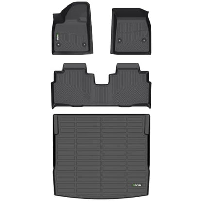 HAFIDI® Floor Mats & Cargo Liner Set Fit for 2025-2026 Cadillac optiq All Weather Protection TPE Anti-Slip Automotive Full Set Floor Liners Custom Accessories - Black - style: 38) For optiq 2025 Floor Mats