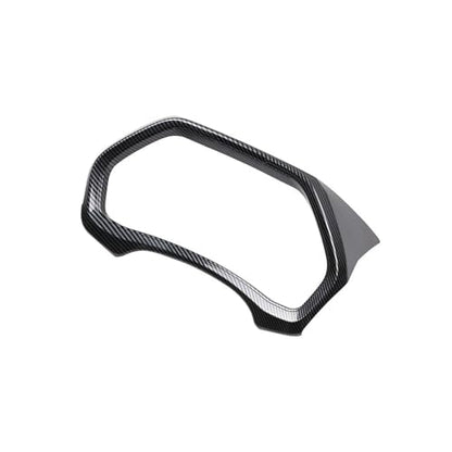 Car Dashboard Cover Compatible With Toyota New Grand Highlander 2024 2025 2026 Dash Board Instrument Panel Frame Dial Dashboard Trim Interior Car Accessories ABS 1PC (Carbon Fiber Style) - color: Carbon Fiber Style