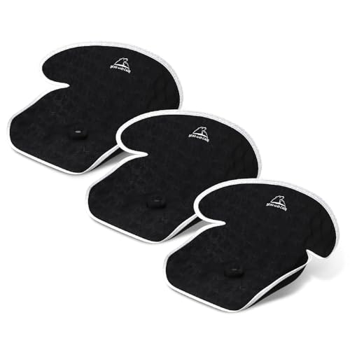 Bear and Care - Piddle Pads - Strollers, Bouncers & Car Seat Pad, Waterproof & Machine-Washable Cover on Car Potty for Toddler Toilet Training (Black, 3 Count (Pack of 1)) - color: Black, size: Pack of 3