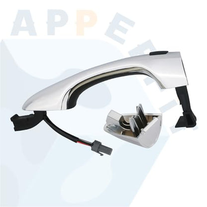 APPERFiT Exterior Door Handle Smart Key w/Cover for Front Door Right Passenger Side Chrome Compatible with Kia Sorento 2016 2017 2018 2019 2020 Door Keyless Entry Replaces 82661-C5710 82662-C5030 - size: FR Smart Key