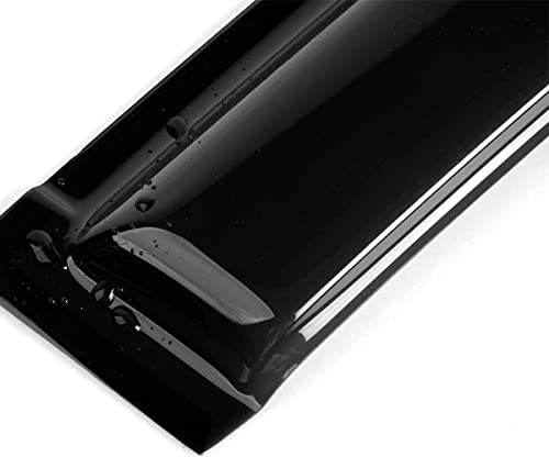Rainproof Side Window Wind Deflectors for Benz C-Class W202 1994-2000 | Tape-on Sun Rain Guards, Stylish Car Window Visors & Vent Deflectors Installation Tape Included MB05 - size: C-CLASS W202 1994-2000