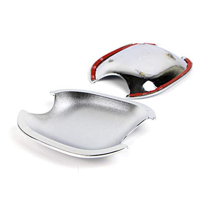 Dreamseek 4Pcs Door Handle Cup Bowl Cover Compatible with Toyota Highlander 2008-2013, Camry 2007-2011, Avalon Sienna 4Runner Tacoma Lexus GX470 RX350 GS350 Chrome ABS Exterior Molding Protector Trim - size: Door Handle Bowl Cover