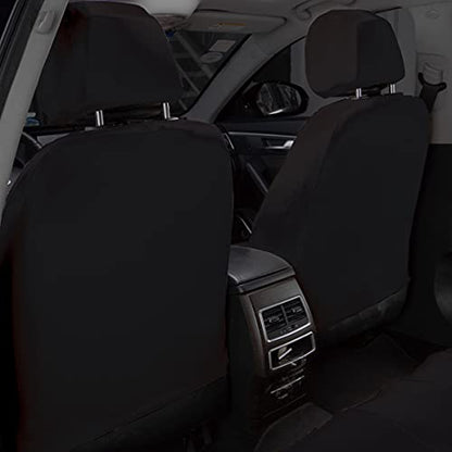 Flying Banner Car Seat Covers Front Seats Rear Bench Polyester car seat Protectors Easy installations Rear Bench Split Classic Man Lady Truck - color: Black Burgundy