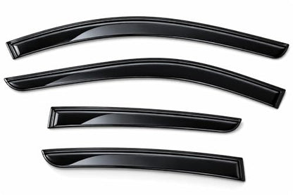 2018-2023 Tape-On Side Window Deflector Visors for Subaru Crosstrek & for Subaru Impreza Hatchback 2017-2023 Smoke Tinted Rain Guards - size: For Subaru Impreza 17-23 & Crosstrek 18-23