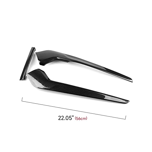 Car Side Gear Shift Cover Strip Decals for 2022 2023 2024 2025 Honda Civic 11th Gen Accessories ABS Carbon Fiber Interior Stickers - color: Gear Shift Side Cover