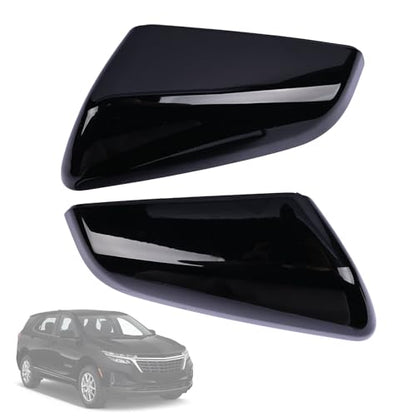 Exterior Side Mirror Cover Driver & Passenger Side Compatible with Chevrolet Equinox GMC Terrain 2018-2023 Rearview Mirror Cap Left & Right Side Replace 23406416 23406417 84225386 84225387 - size: Left & Right Side