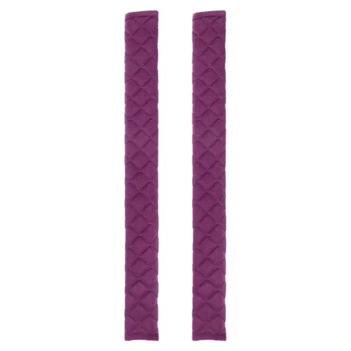 HARFINGTON 2pcs Shoulder Strap Cushions 19.7 Inch Car Seat Belt Pads Cover Auto Seatbelt Strap Shoulder Pad Automotive Seat Belt Cushion Pad for Auto SUV Truck, Purple - color: Purple, size: 19.7 Inch