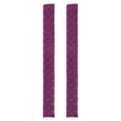 HARFINGTON 2pcs Shoulder Strap Cushions 19.7 Inch Car Seat Belt Pads Cover Auto Seatbelt Strap Shoulder Pad Automotive Seat Belt Cushion Pad for Auto SUV Truck, Purple - color: Purple, size: 19.7 Inch