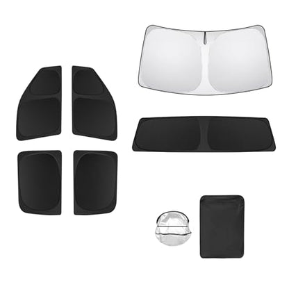 6pcs Car Window Shades for Dodge RAM 2500 3500 2010-2026 Accessories,Windshield Side Rear Full Sunshade,Sun Visor UV Blocking, Privacy Protection and Blackout for Camping Outdoor - size: for 2010-2025 Dodge RAM 2500 3500