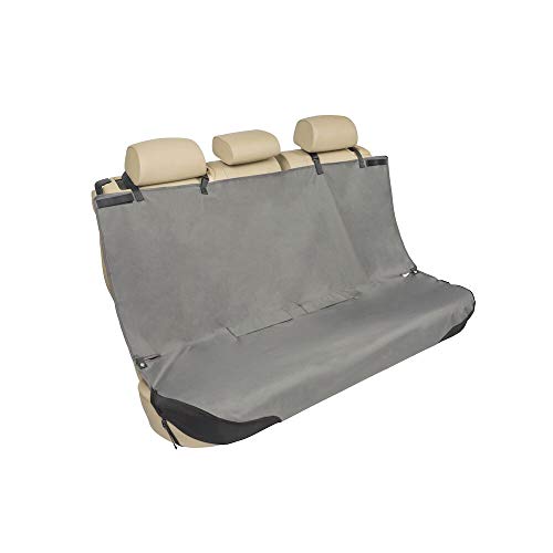 PetSafe Happy Ride Waterproof Bench Seat Cover for Dogs and Pets - Fits Cars, Trucks and SUVs - Waterproof Area Protection - Grey - color: Grey, style: Bench