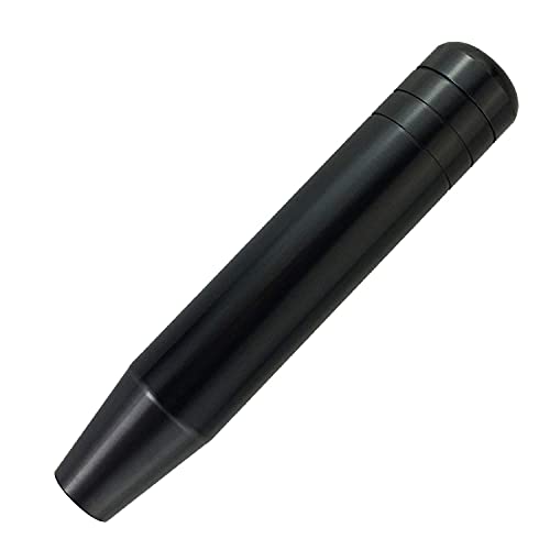 Abfer Black Shift Knob Weighted Car Gear Stick Shifter Extension Long Shifting Lever Handle Fit Most Manual Automatic Transmission Vehicle - color: Black