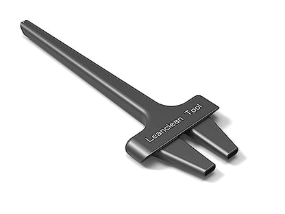 Vacuum Detail Attachment Tool | All-in-One Deepcleaning Crevice Cleaner/ Ice Scraper | The Best Car Accessories & Essentials | Wet & Dry Car Detailing Kit | Truck, Auto, & RV Cleaning Supplies (Black) - color: Black