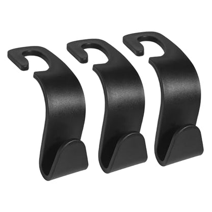 6 Pcs Hooks for Car Seat Headrest Hook, Car Back Seat Headrest Hooks Storage for Automotive Vehicle Cars Accessories Purses Grocery Bags Handbag Coat Umbrella Hanger Holder Organizer