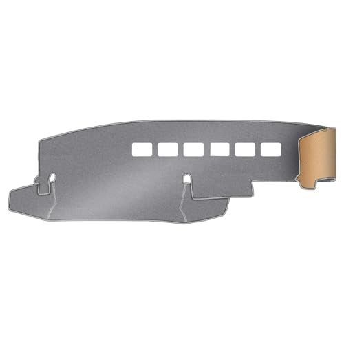 Dashboard Cover Dash Mat Fit for 1994-1988 G-MC/Chevy C1500 K1500 C2500 K3500 Suburban,94-92 Blazer Yukon (for Left Hand Drive),Dash Board Mat Anti-Glare Carpet,Non-Slip Pad (Grey) - color: Gray, size: Fit 88-94 C1500/K1500
