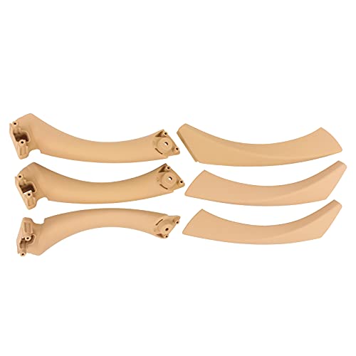 NewYall Beige Interior Door Panel Handle Pull with Outer Trim Cover for BMW E90 E91 E92 E93 3 Series 320 323 325 328 330 335 Rear Left and Front Rear Right Side - color: Beige