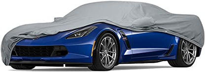 5 Layer Full Car Cover – Semi Custom Fit for Chevy Corvette C3 | All-Weather Protection: Dustproof, Windproof, UV-Resistant, Breathable & Durable - size: Fits Chevrolet Corvette C3