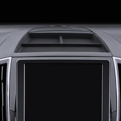 for Edge Dashboard Console Organizer 2021 2022 2023 2024 Ford Edge SE/SEL/ST/ST-Line/Titanium Accessories Behind Screen Organizer Storage Box Console Dash Tray - size: for 2021-2024 Ford Edge