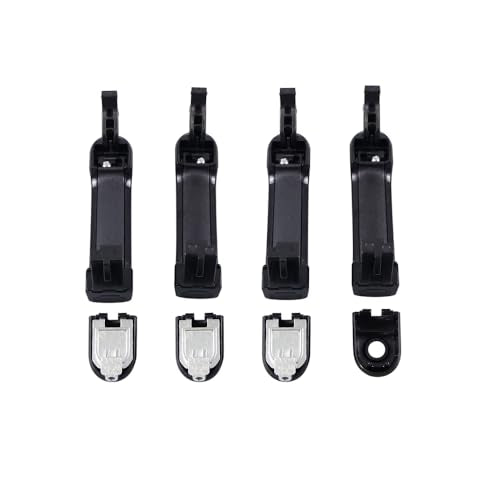 Painted Black 1 Lot 4 Doors Exterior Handle Door Outer Handle Compatible with Nissan Versa 2007-2012 - color: Black