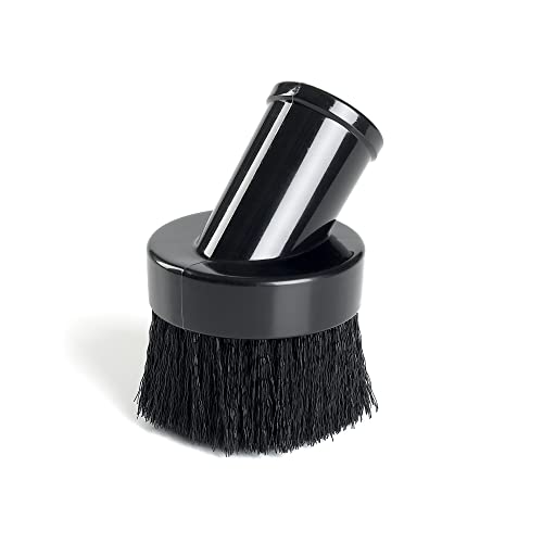 CRAFTSMAN CMXZVBE38610 1-1/4 in. Dusting Brush Wet Dry Vac Attachment, Industrial-Grade Shop Vacuum Accessory for Cleaning Stubborn Debris, Fits 1-1/4 in. Hose Diameter - size: Dusting Brush