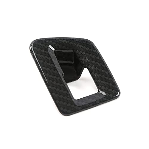 for Volkswagen Atlas 2018 2019 2020 2021 2022 2023 Atlas Cross Sport Accessories, Driver Seat Trunk Door Button Cover ABS Carbon Fiber Texture - size: TRUNK DOOR BUTTON COVER-1PC