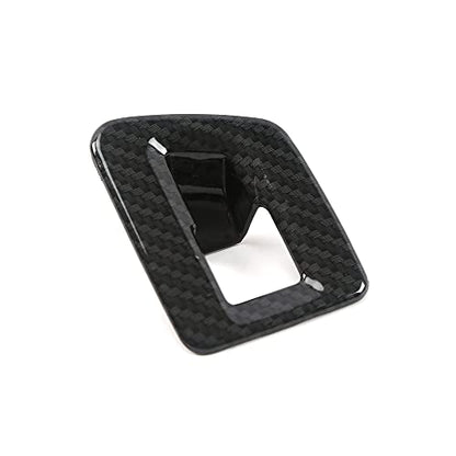 for Volkswagen Atlas 2018 2019 2020 2021 2022 2023 Atlas Cross Sport Accessories, Driver Seat Trunk Door Button Cover ABS Carbon Fiber Texture - size: TRUNK DOOR BUTTON COVER-1PC
