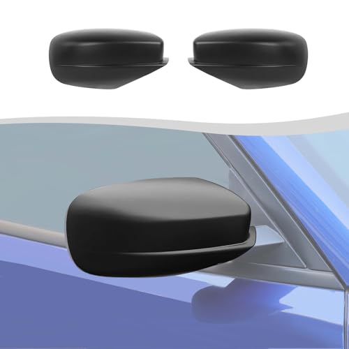Side Mirror Cover Cap Cover Compatible with 2010-2026 Dodge Charger/for Chrysler 300 300C, Rear View Mirror Cover Caps(Matte Black)