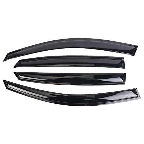 Window Visors Rain Guards Deflector 4 Piece Set for 2013-2018 Nissan Altima 94861 - size: 2013-2018 Nissan Altima