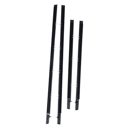 Car Window Weatherstrip Moulding Trim Seal Belt 4Pcs Replacement for Acura TSX 2009 2010 2012 2013 2014 Not Replacement for TSX 2011 Chrome