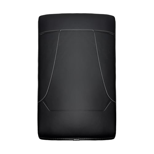 BestEvMod Thickened Center Console Armrest Pad Cover Compatible with Tesla Model Y Juniper 2026 2025 Extra Soft Microfiber Vegan Leather Protector Seat Armrest Cover OEM Style (Black) - color: Black-Thickened, size: Juniper