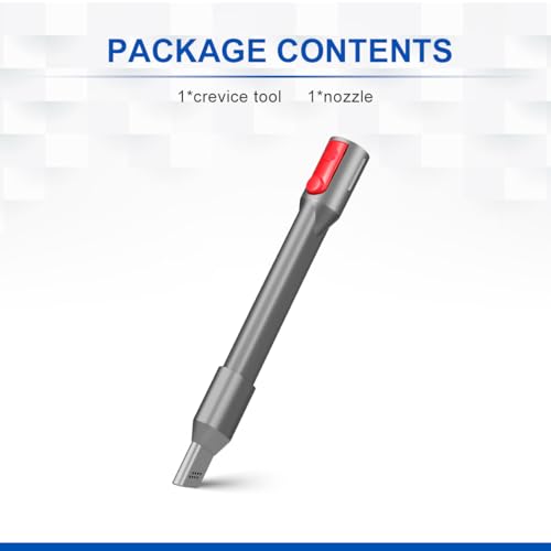 LANMU Crevice Tool Vacuum Attachments Compatible with Dyson V15 V12 V11 V10 V9 V8 V7 Gen5 Outsize Vacuum Cleaner, Narrow Nozzel Replacement Parts for Hard-to-Reach Space