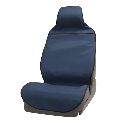 Waterproof Car Seat Cover Automotive Seat Covers for Cars Trucks and SUVs Seat Cover Protector Front Seats Nav - color: Navy, size: 1 Pack