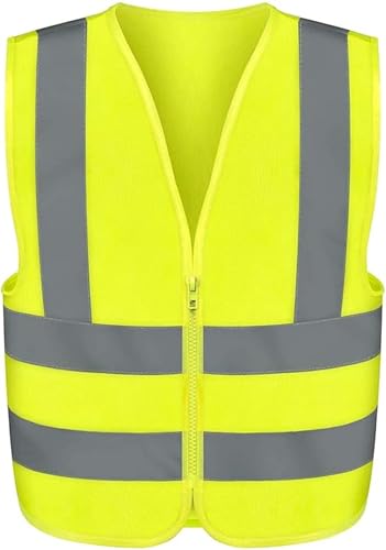 Neiko High Visibility Safety Vest ANSI Class 2, No Pocket, Neon Yellow, 3X-Large (3XL) - size: 3X-Large, style: Vest