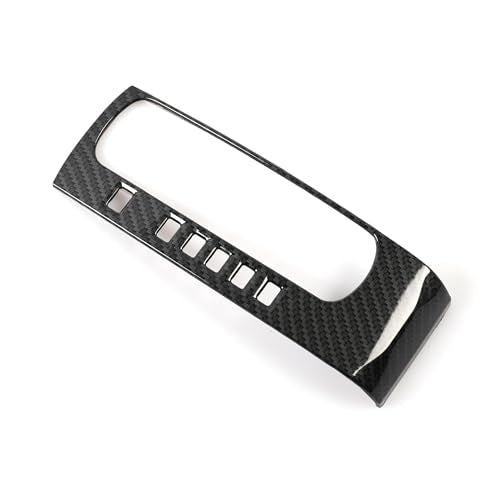 YINGTUU for Honda Civic Accessories 10th Gen 2016 2017 2018 2019 2020 2021 Car Letter Decoration Stickers Inside The Gear Panel Cvoer Decals Carbon Fiber Pattern(6-Hole) - color: Gear Shift Panel, C